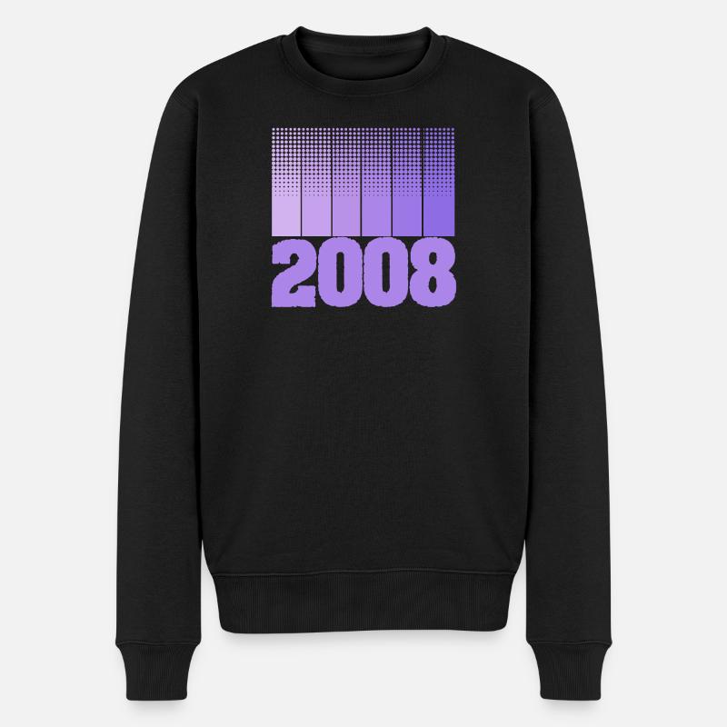 Né en 2008 - Pull Premium bio Homme - noir