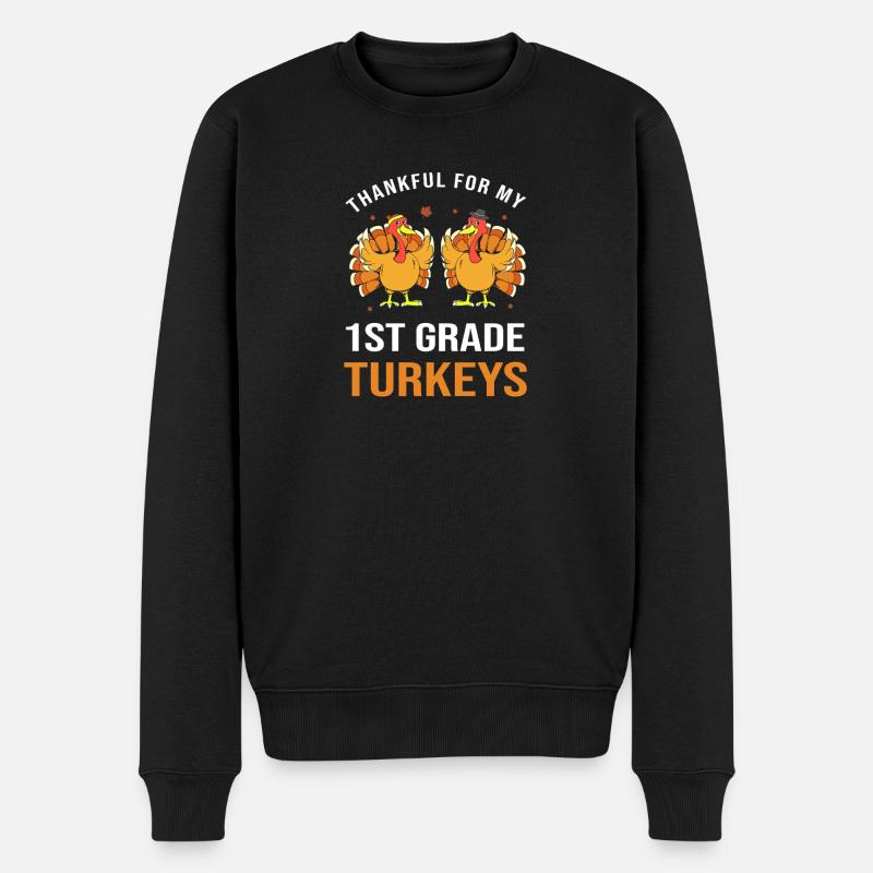 Thanksgiving Enseignant Enseignant - Pull Premium bio Homme - noir