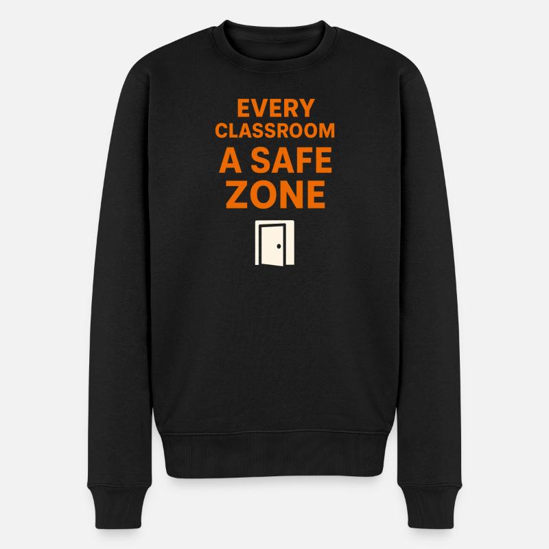 Anti-mobbing-freundlichkeit, Stehen Sie - Männer Premium Bio Pullover - Schwarz