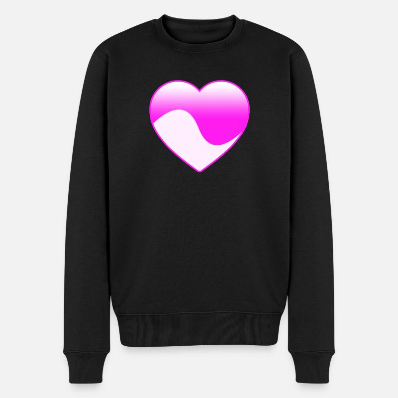 Amour - Pull Premium bio Homme - noir