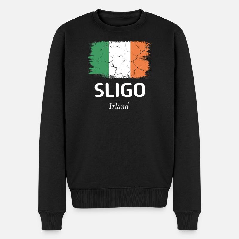 Sligo - Männer Premium Bio Pullover - Schwarz