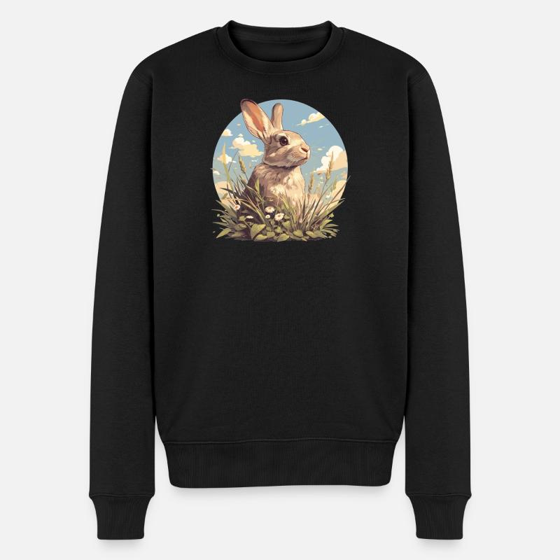 Lapin Lapin - Pull Premium bio Homme - noir