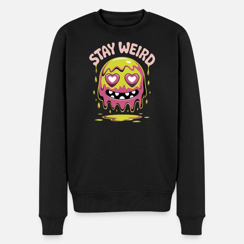 Reste monstre slime bizarre - Pull Premium bio Homme - noir