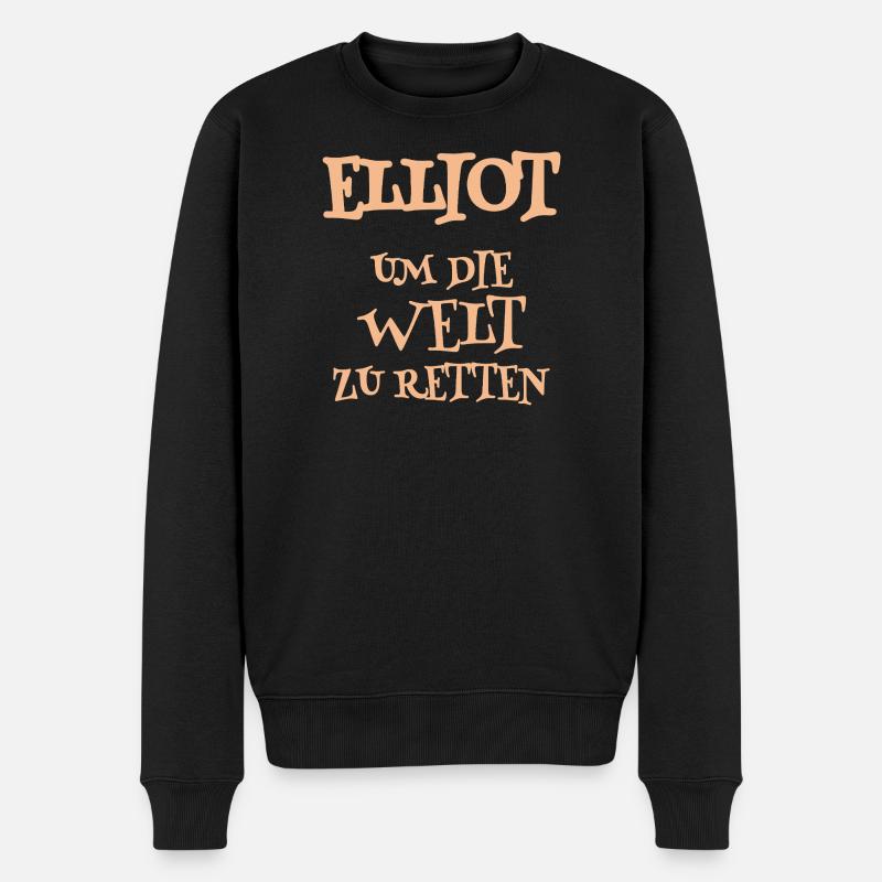 Elliot - Pull Premium bio Homme - noir