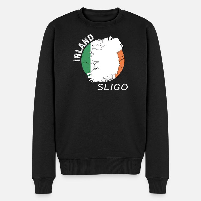 Sligo - Männer Premium Bio Pullover - Schwarz