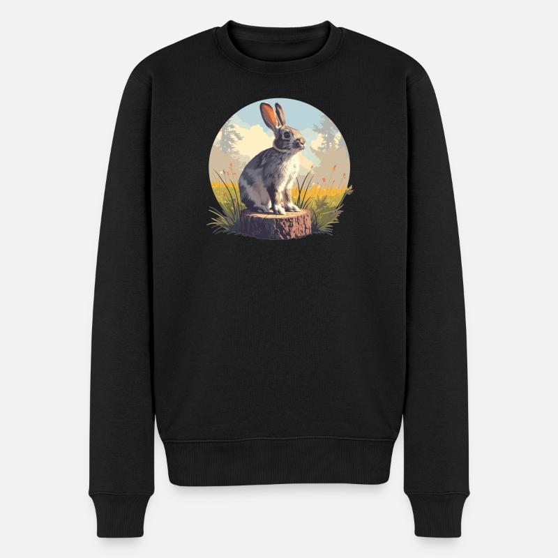 Lapin Lapin - Pull Premium bio Homme - noir