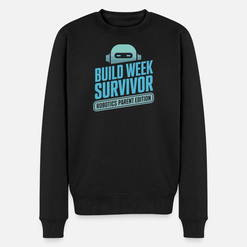 Cadeau Parent de l’équipe Robot - Pull Premium bio Homme - noir