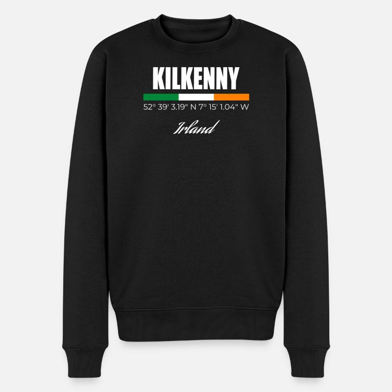 Kilkenny - Männer Premium Bio Pullover - Schwarz