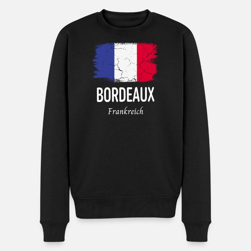 Bordeaux - Pull Premium bio Homme - noir
