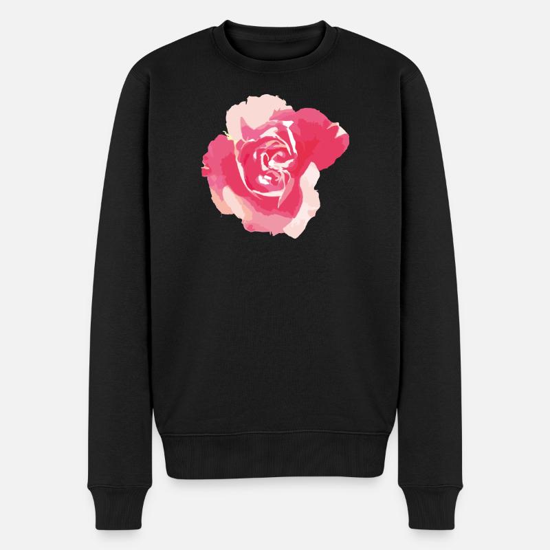 rose - Pull Premium bio Homme - noir