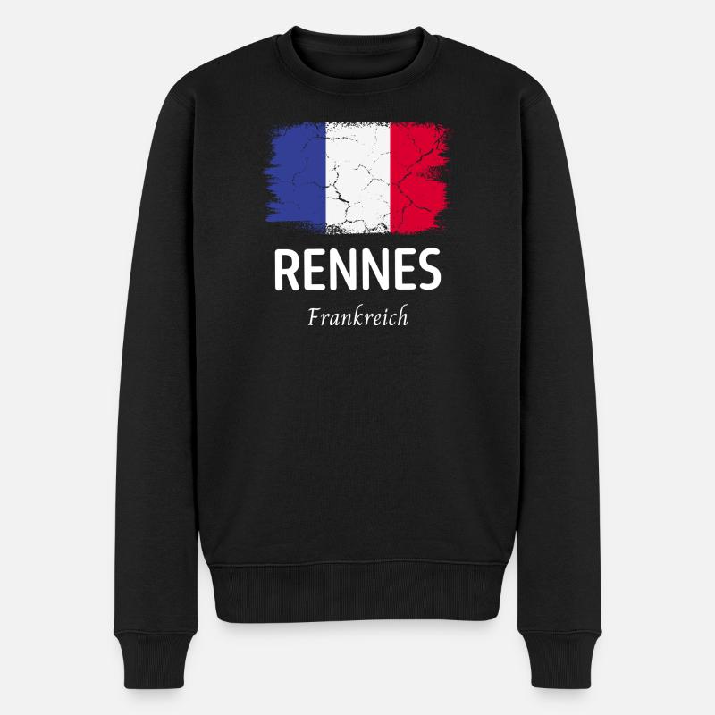 Rennes - Pull Premium bio Homme - noir