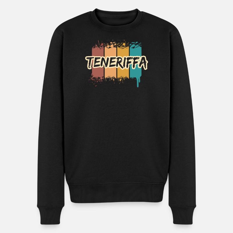 Tenerife Tenerife - Pull Premium bio Homme - noir