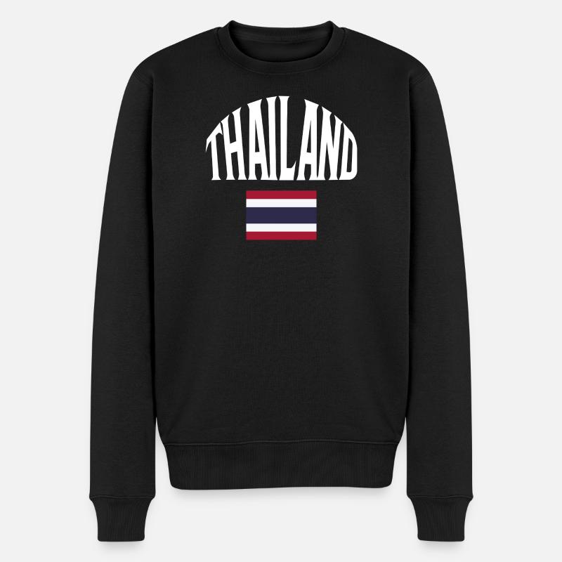 Thaïlande - Pull Premium bio Homme - noir