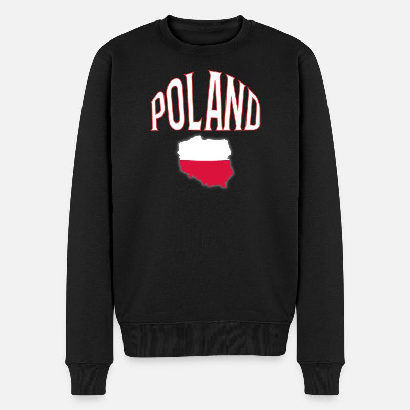 Pologne - Pull Premium bio Homme - noir