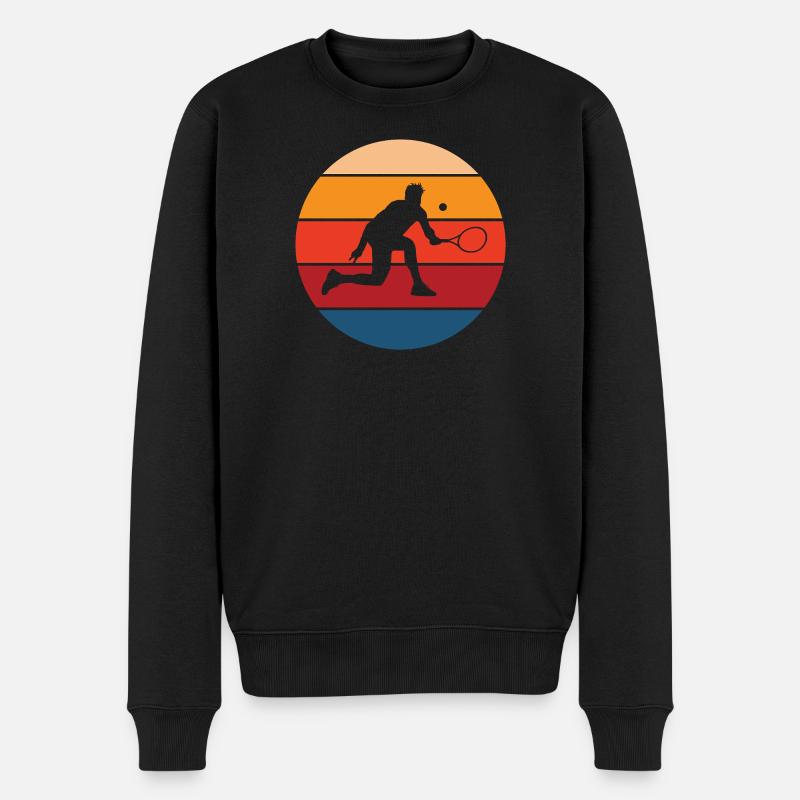 tennis - Pull Premium bio Homme - noir