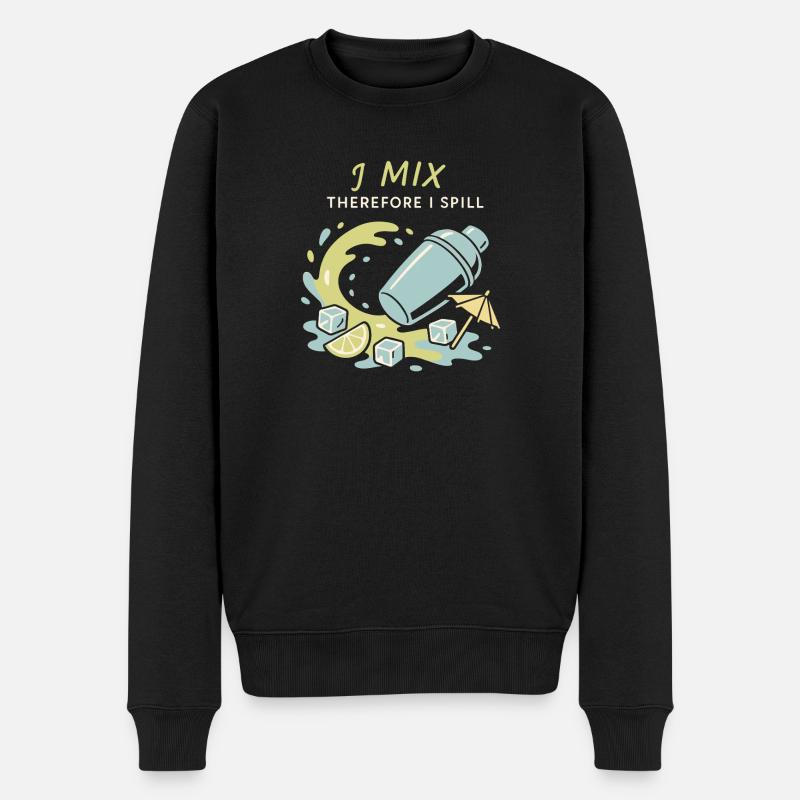 Shaker Stuck Mixologue débutant - Pull Premium bio Homme - noir