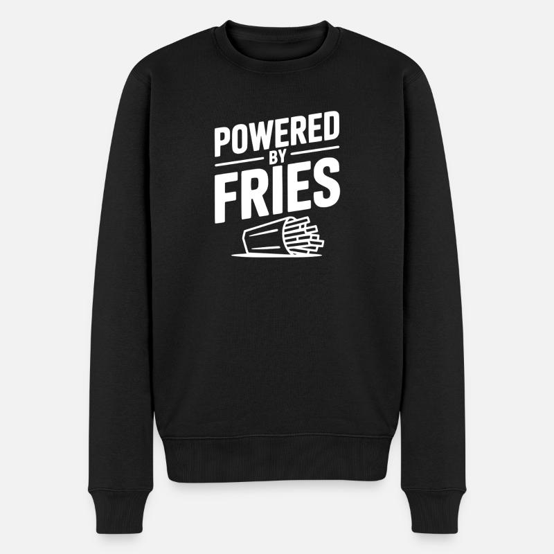 Propulsé par Fries - Pull Premium bio Homme - noir