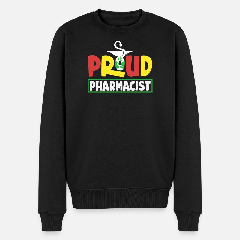Pharmacien Technicien Pharmaceutique - Pull Premium bio Homme - noir