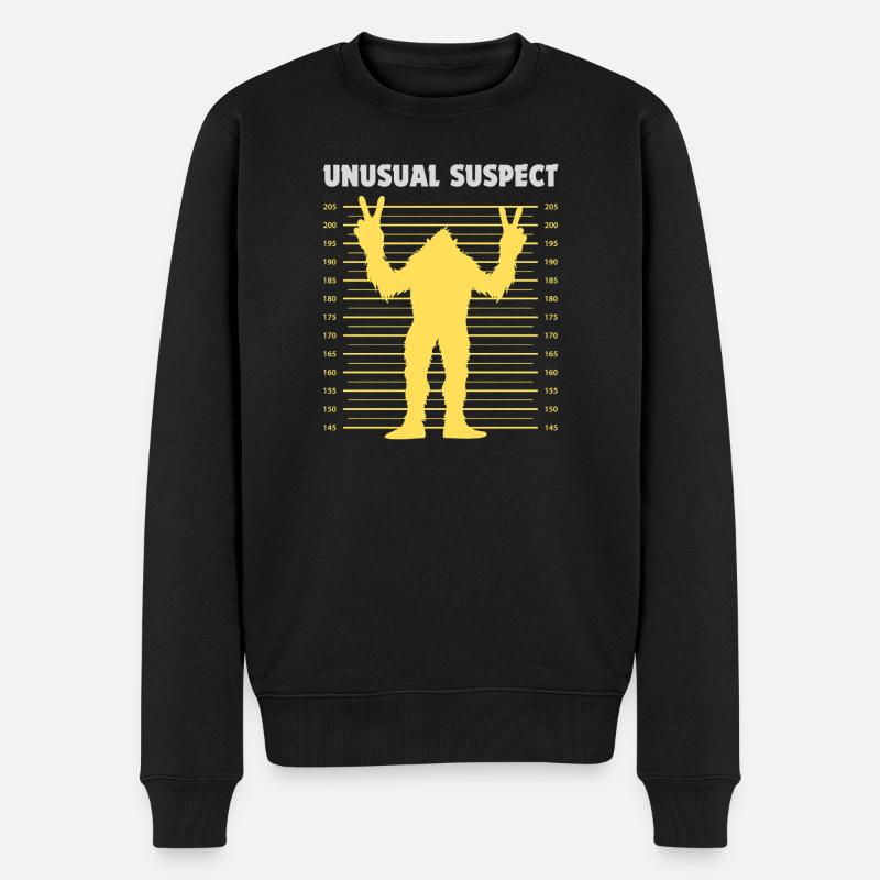 Unusual suspect - Pull Premium bio Homme - noir