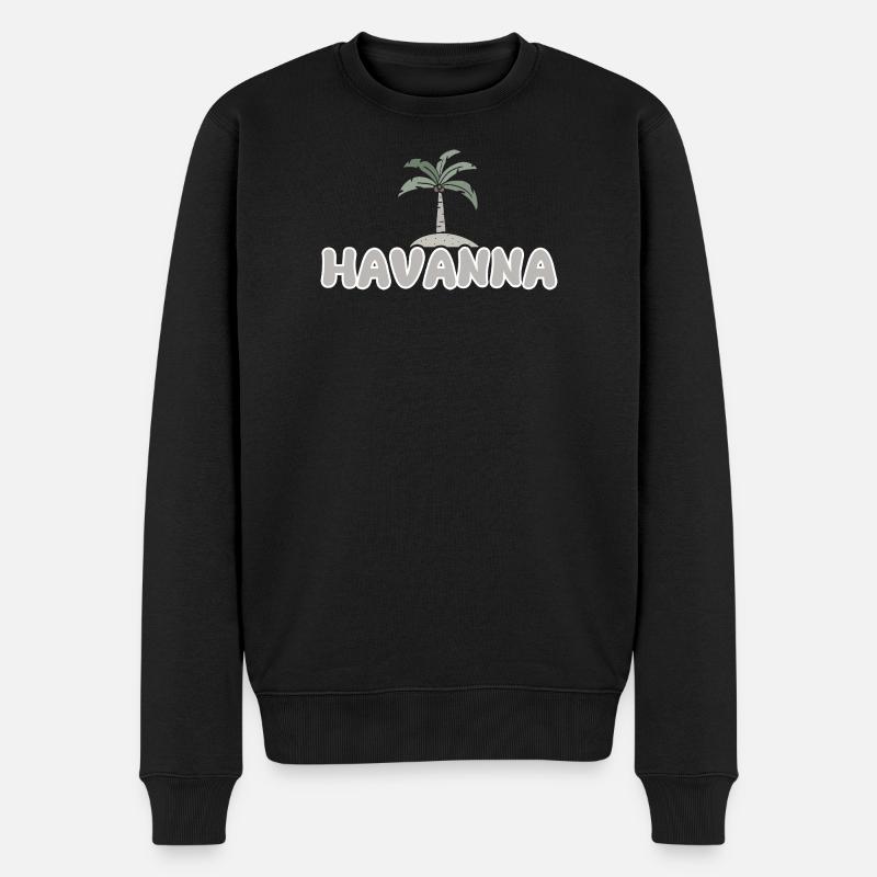 Havanna Havanna - Männer Premium Bio Pullover - Schwarz