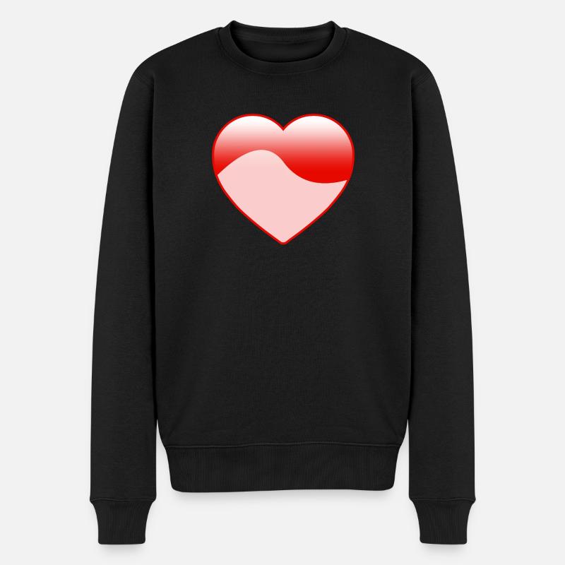 Amour - Pull Premium bio Homme - noir