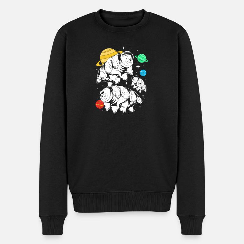 Tardigrade Tardigrade Ours d’eau tardigrade - Pull Premium bio Homme - noir