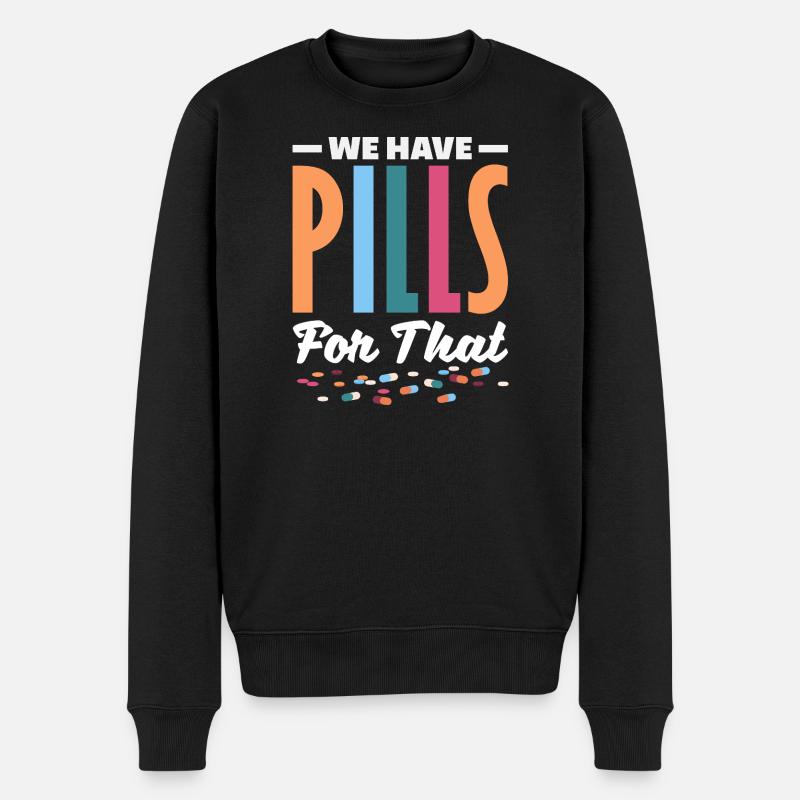 Apotheker Pharmazeutisch-technischer - Männer Premium Bio Pullover - Schwarz