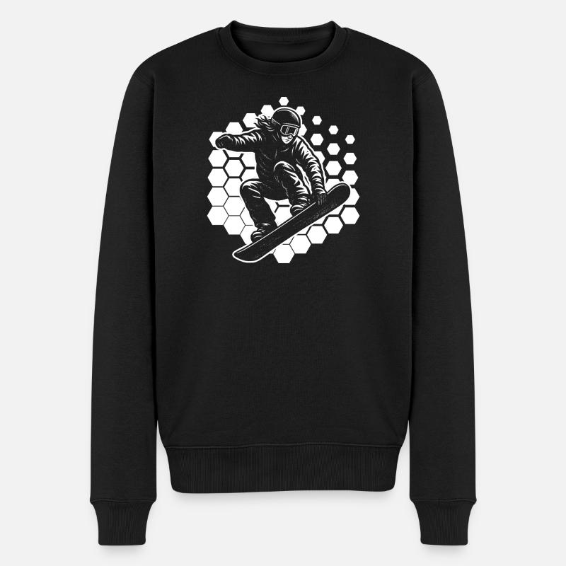 Statement für alle Snowboard - Männer Premium Bio Pullover - Schwarz