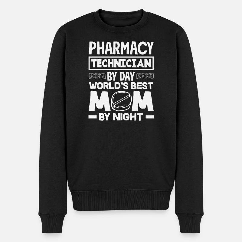 Pharmacien Technicien Pharmaceutique - Pull Premium bio Homme - noir
