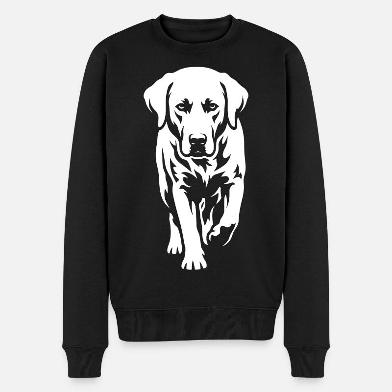 Labrador – Timeless elegance - Men's Premium Organic Jumper - black