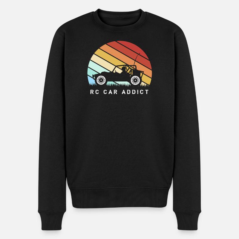 RC Car Spielzeugauto - Männer Premium Bio Pullover - Schwarz