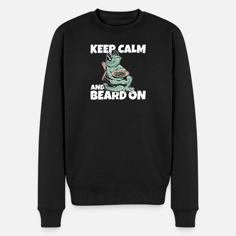 Dragon barbu cool - Pull Premium bio Homme - noir