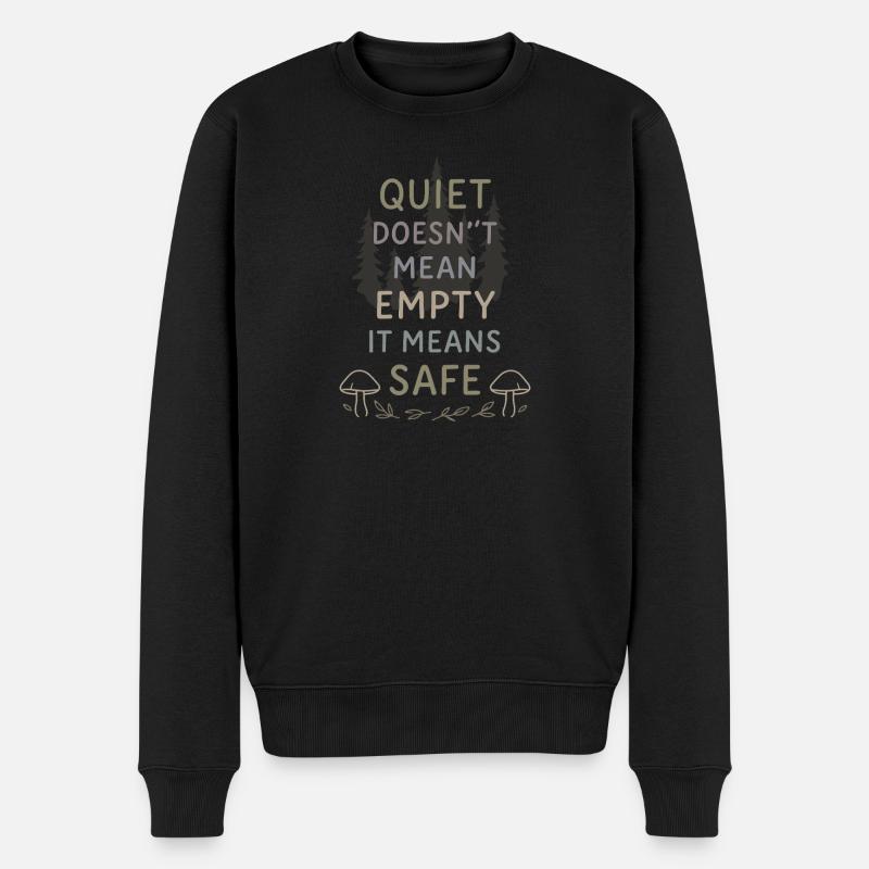 Neurodivergenter Introvertierter - Männer Premium Bio Pullover - Schwarz