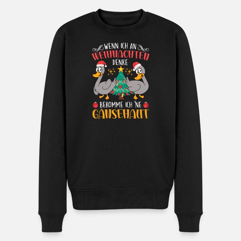 Cadeaux de Noël - Pull Premium bio Homme - noir