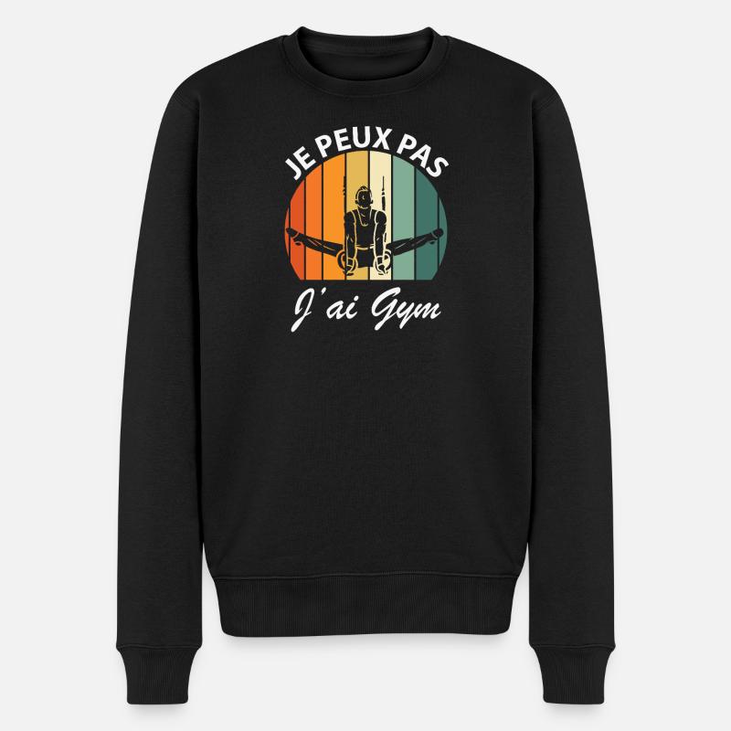Je peux pas J'ai Gym - Pull Premium bio Homme - noir