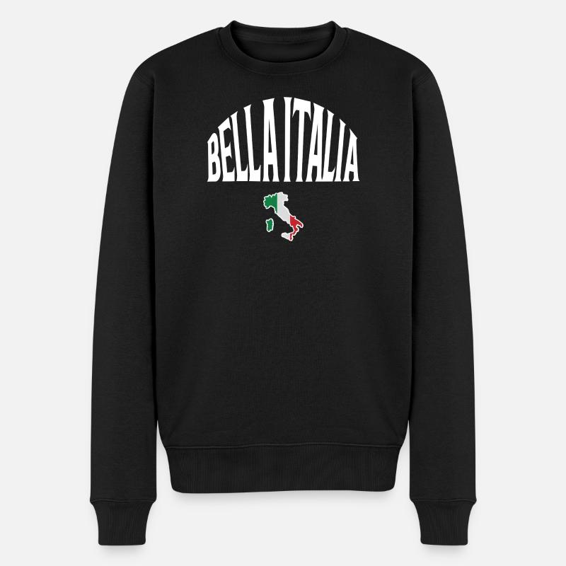 Bella Italia - Pull Premium bio Homme - noir