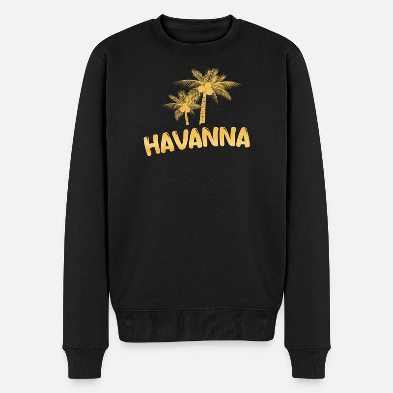 La Havane La Havane - Pull Premium bio Homme - noir