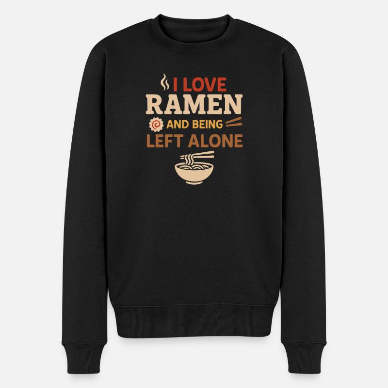Ramen Bar Real Ramen Bouillon Tonkotsu - Pull Premium bio Homme - noir