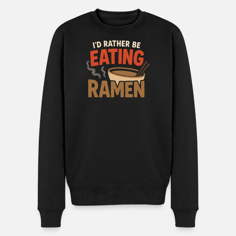 Ramen Bar Real Ramen Bouillon Tonkotsu - Pull Premium bio Homme - noir