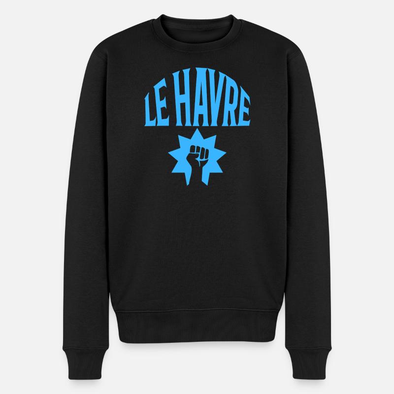 Le Havre - Pull Premium bio Homme - noir
