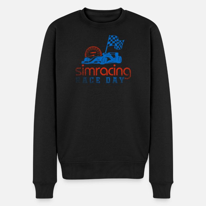 Journée de course de simulation - Pull Premium bio Homme - noir