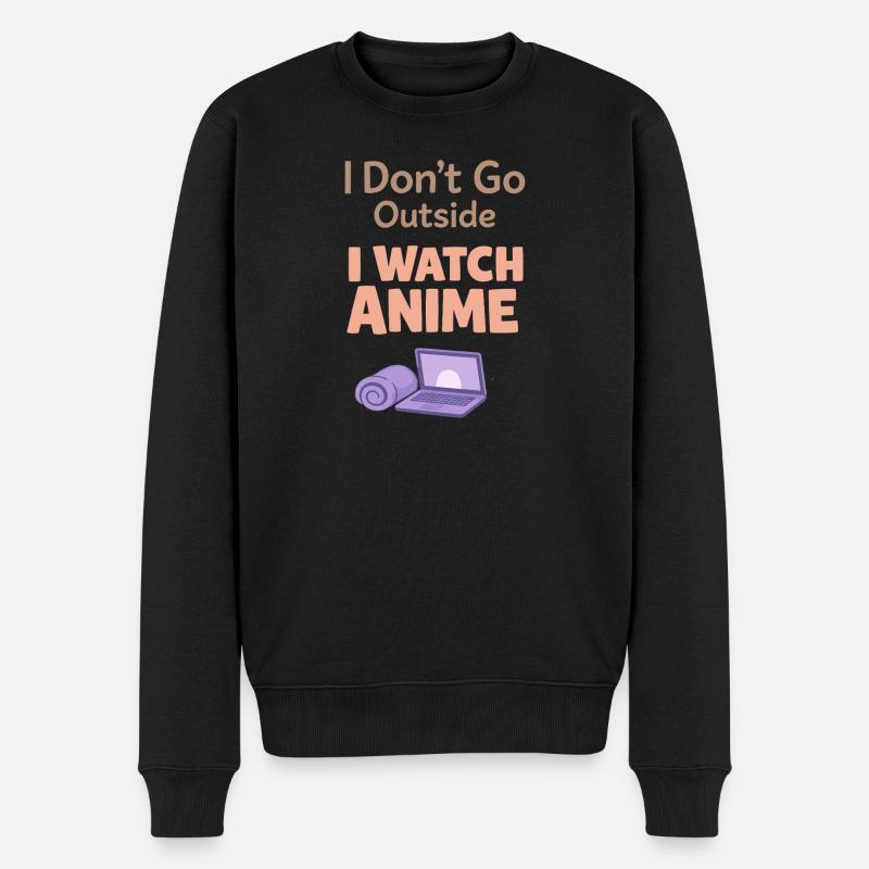 Anime-hausmensch Cuddly Weeb - Pull Premium bio Homme - noir