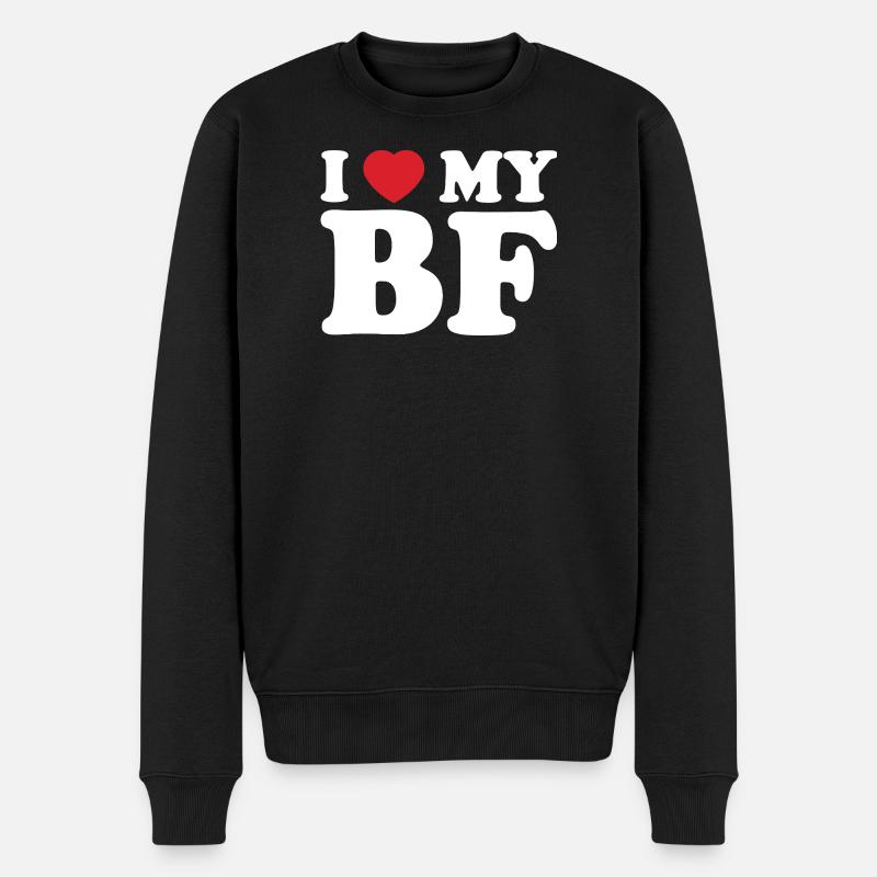 I Heart My BE Tee - Pull Premium bio Homme - noir