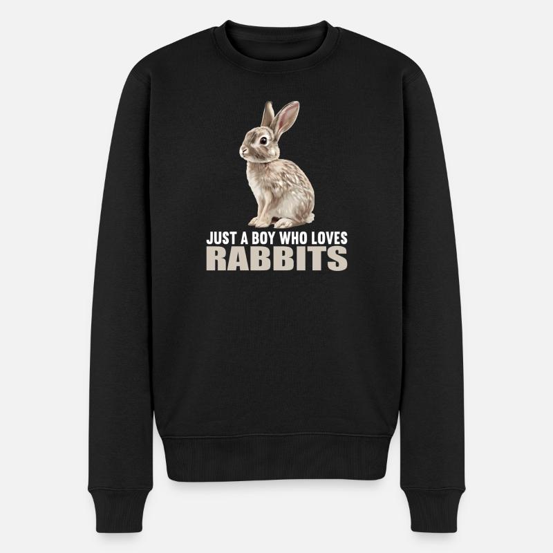 Lapin Lapin - Pull Premium bio Homme - noir