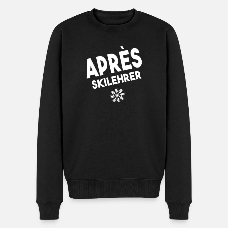 Après Ski Moniteur Humour Party - Pull Premium bio Homme - noir