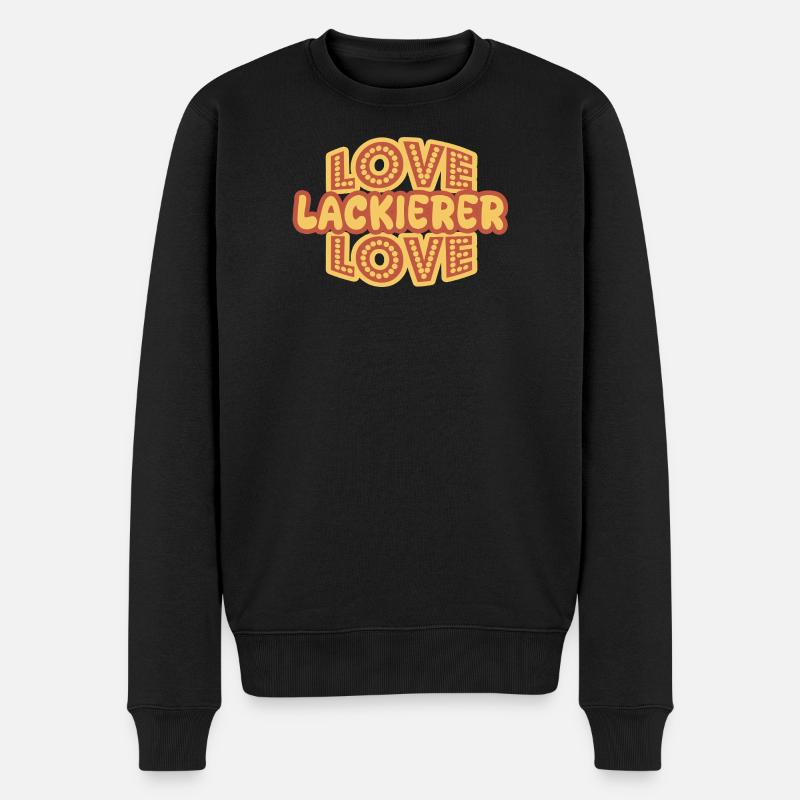 Geschenk für Lackierer - Männer Premium Bio Pullover - Schwarz