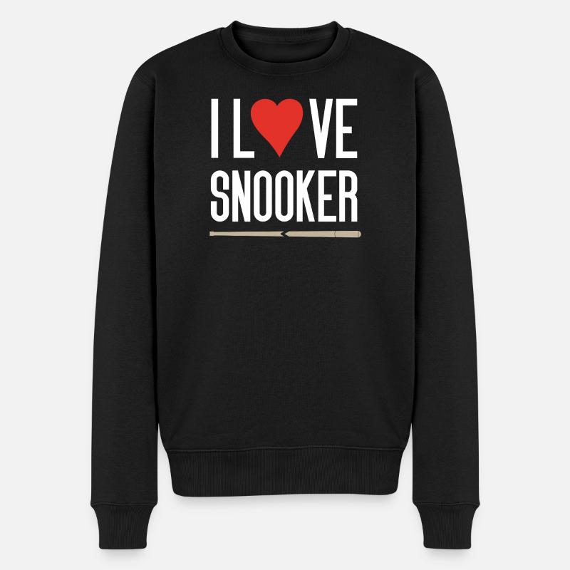 J’adore le snooker - Pull Premium bio Homme - noir