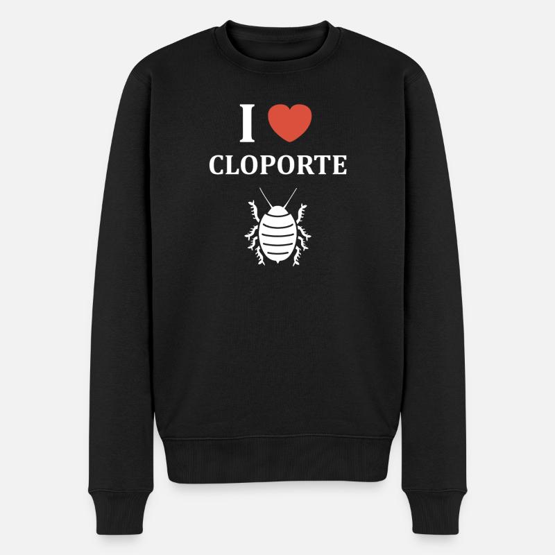 Woodlouse - Männer Premium Bio Pullover - Schwarz