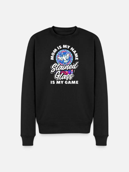 Buntglas-kunst Buntglas-künstler - Männer Premium Bio Pullover - Schwarz