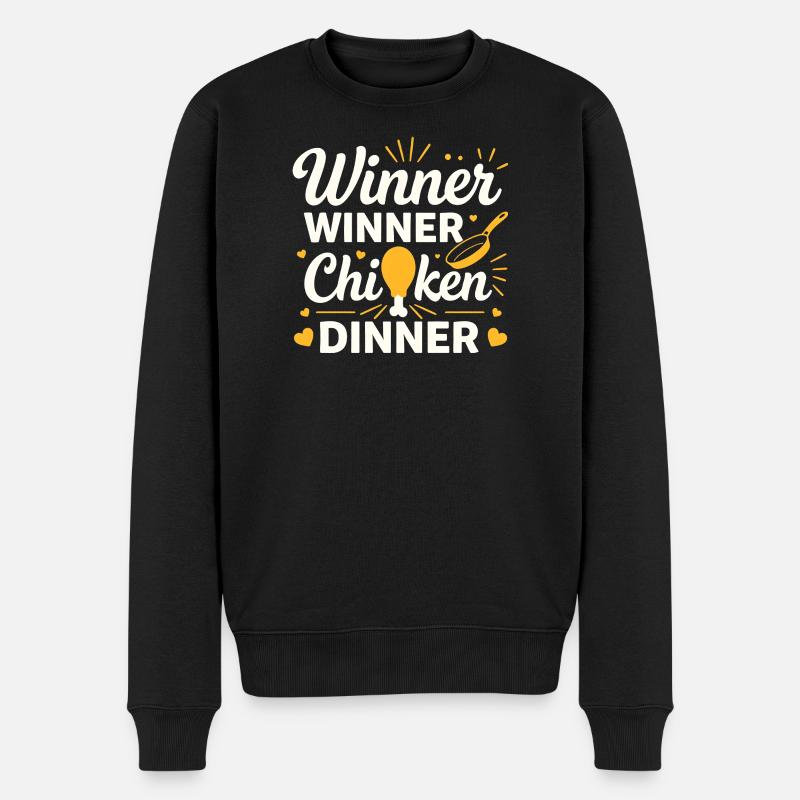 T-shirt Winner Winner Chicken Dinner - Pull Premium bio Homme - noir